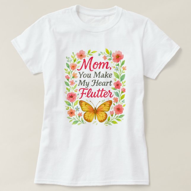 Mama, dass ich weiß bin T-Shirt (Design vorne)