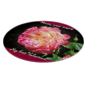 Mama, dass Sie meine ersten Valentinischen Schneid Schneidebrett