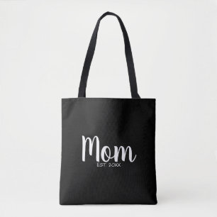 Mama Datum der Gründung Minimale moderne Typografi