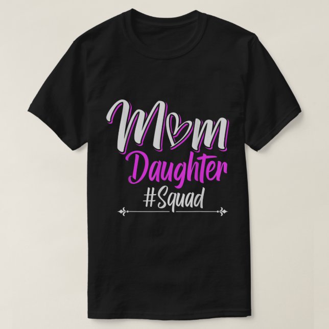 Mama Daughter Squad T-Shirt (Design vorne)