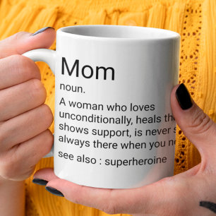 Mama-Definition für die Tasse des Muttertagskaffee