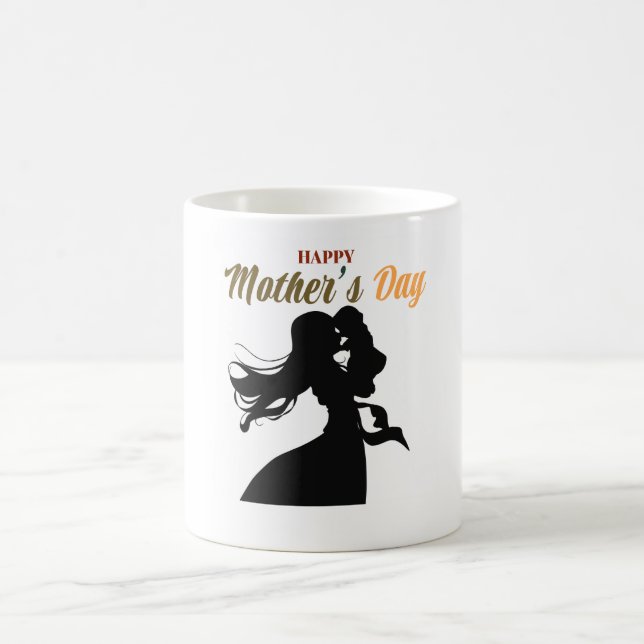 "Mama, deine Liebe ist mein Anker. Muglady" Kaffeetasse (Mittel)