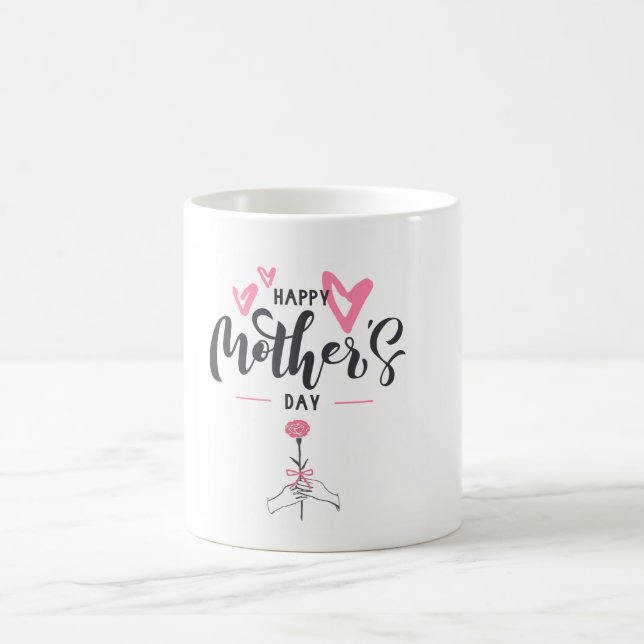 "Mama, deine Liebe macht mich stark. Muglady" Kaffeetasse (Mittel)