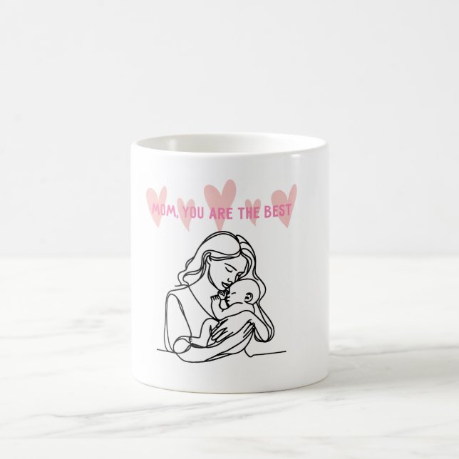 "Mama, deine Weisheit führt mich. Muglady" Kaffeetasse (Mittel)