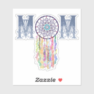 Mama "Denim and Dream Catcher" gestrichen Beauti Aufkleber