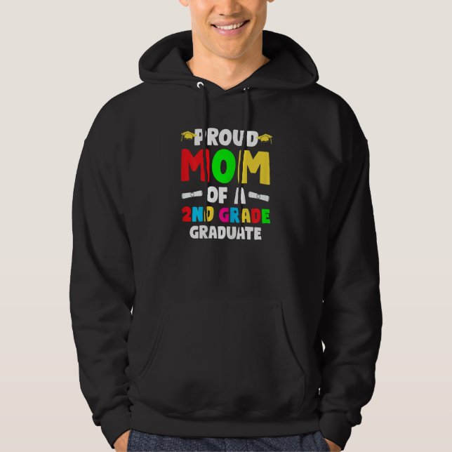 Mama der 2. Stufe des 2. Abschlusses Hoodie (Vorderseite)
