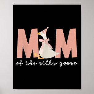 Mama der Albernen Gänse Albern Gänse Geburtstag Ma Poster