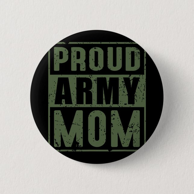 Mama der amerikanischen Militärveteranen D Button (Vorderseite)