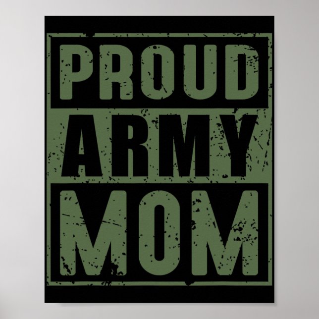 Mama der amerikanischen Militärveteranen D Poster (Vorne)