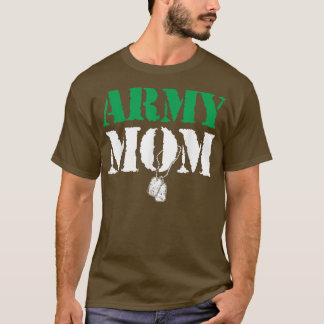 Mama der Armee stolz Inspiration Sprichwort Proud  T-Shirt