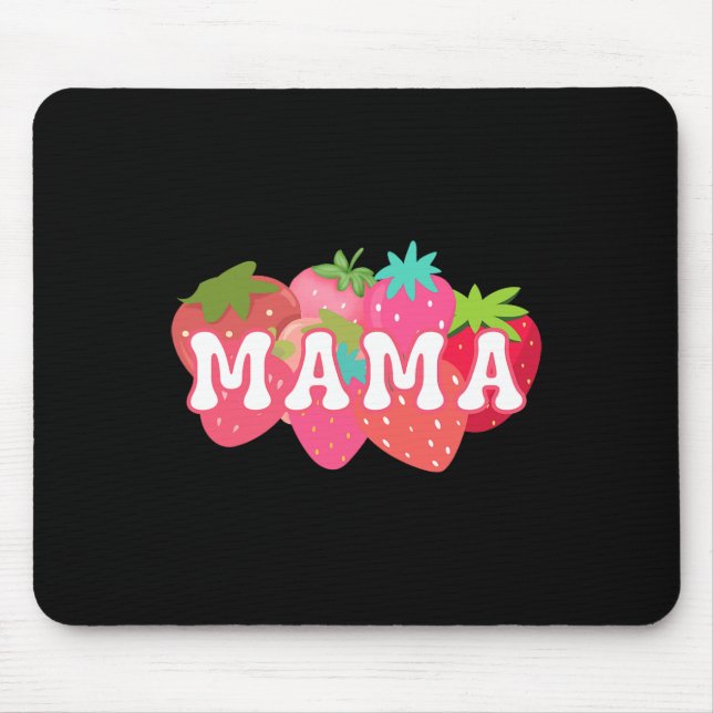 Mama der Berry ersten Geburtstag Strawberry Matchi Mousepad (Vorne)