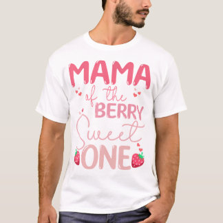 Mama der Berry Sweet eine Erdbeere erste Geburt T-Shirt