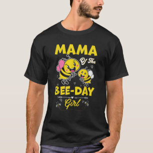 Mama der Bienentagsfamilie - Geburtstag T-Shirt