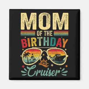 Mama der Birthday Cruiser Sungles Cruise Vintag Magnet