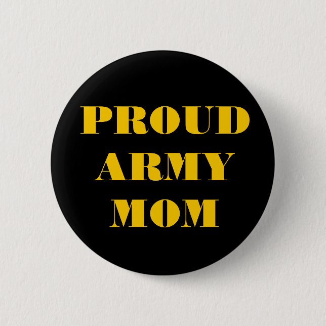 Mama der Button-Proud-Armee Button (Vorderseite)