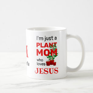 MAMA der christlichen PFLANZE LIEBEN JESUS Monogra Kaffeetasse