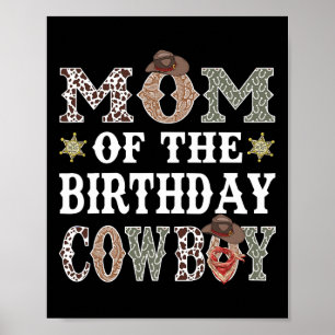Mama der Cowboy-Rodeo-Mama Poster