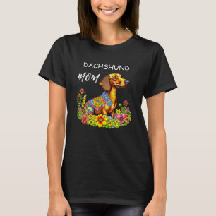 Mama der Dackel von niedlichen Cartoon T-Shirt