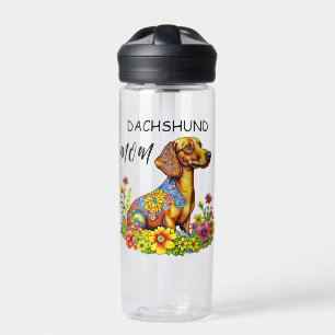 Mama der Dackel von niedlichen Cartoon Trinkflasche
