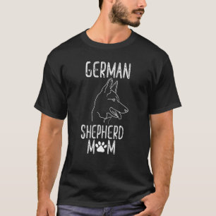 Mama der deutschen Hirten I Liebe meines deutschen T-Shirt