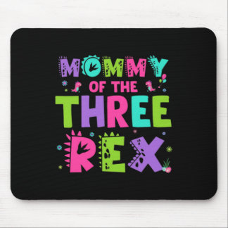 Mama der drei Rex lustige süße Dinosaurier Mousepad