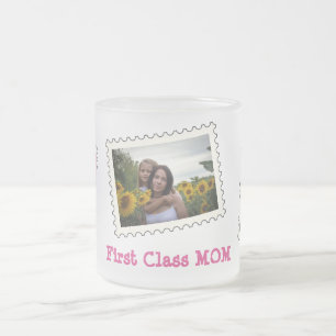 Mama der ersten Klasse Beste MAMA je 3 benutzerdef Mattglastasse