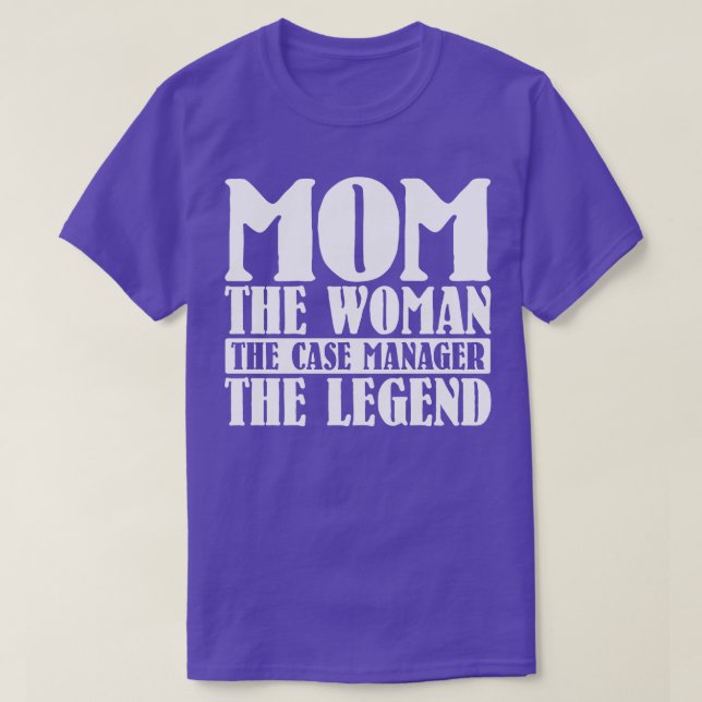 Mama der Frau, die Fallmanagerin des3 T-Shirt (Design vorne)