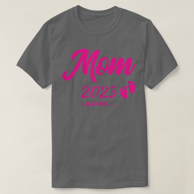 Mama der Frauen 2023 Ankündigung der Schwangerscha T-Shirt (Design vorne)