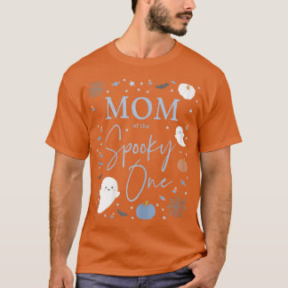 Mama der Frauen der Spooky One First Birthday Blue T-Shirt