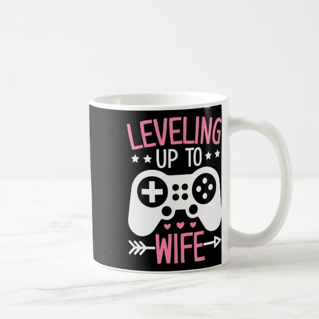 Mama der Gamer-Ehefrau bis zur Ehefrau-Gaming-Brid Kaffeetasse (Rechts)