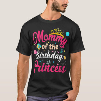 Mama der Geburt Prinzessin Niedliche Mama T-Shirt