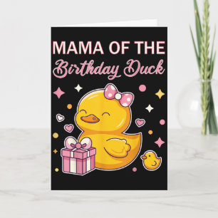 Mama der Geburtstagsente Weihnachten Anime-Party O Karte