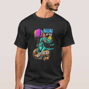 Mama der Geburtstagsfamilie RAWR Rex Dinosaur T-Shirt