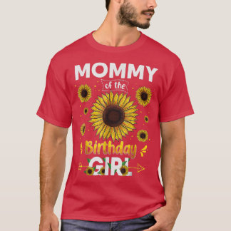 Mama der Geburtstagsfamilie Sonnenblumen-Party T-Shirt