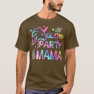 Mama der Geburtstagsfamilie Unicorn T-Shirt
