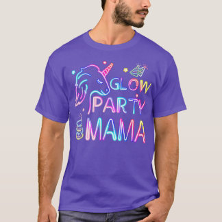 Mama der Geburtstagsfamilie Unicorn T-Shirt