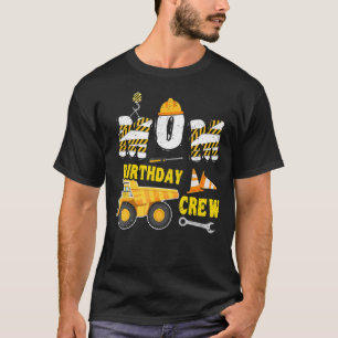 Mama der Geburtstagsjunge Baufamilie Matchi T-Shirt