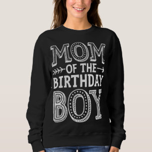 Mama der Geburtstagsjunge Funny Mama Familie M Sweatshirt