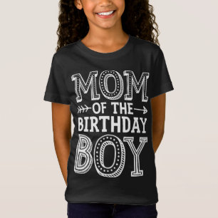 Mama der Geburtstagsjunge Funny Mama Familie M T-Shirt