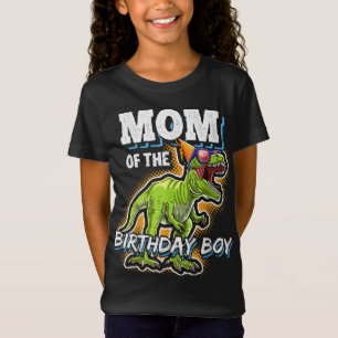 Mama der Geburtstagsjunge Matching Family Dinosaur T-Shirt
