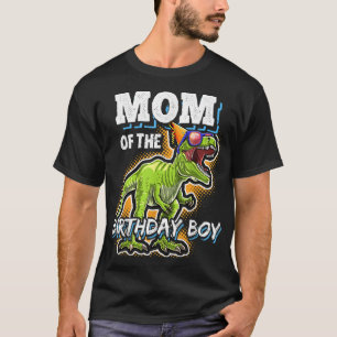 Mama der Geburtstagsjunge Matching Family Dinosaur T-Shirt