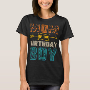 Mama der Geburtstagsjunge Son Funny Mama Mamas T-Shirt