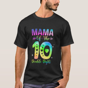 Mama der Geburtstagskarte mit doppelten Ziffern zu T-Shirt