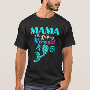 Mama der GeburtstagsMeerjungfrau-Matching-Familie T-Shirt