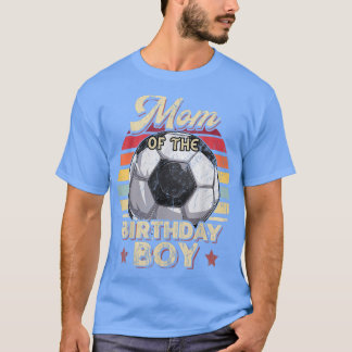 Mama der Geburtstagsparty Boy Soccer T-Shirt