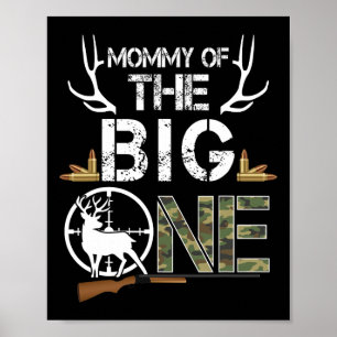 Mama der großen Camouflage eines Geburtstags Poster