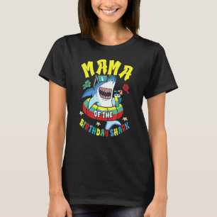 Mama der Hai-Mutterfamilie am Geburtstag T-Shirt