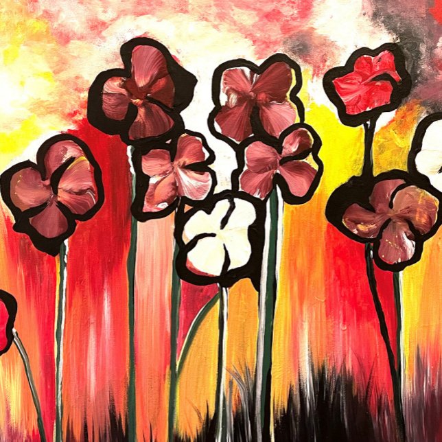 Mama der handbemalten Blume (Von Creator hochgeladen)