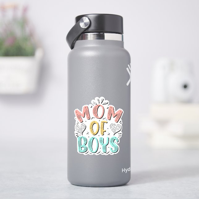 Mama der Heart-Aufkleber Aufkleber (HydroFlask)