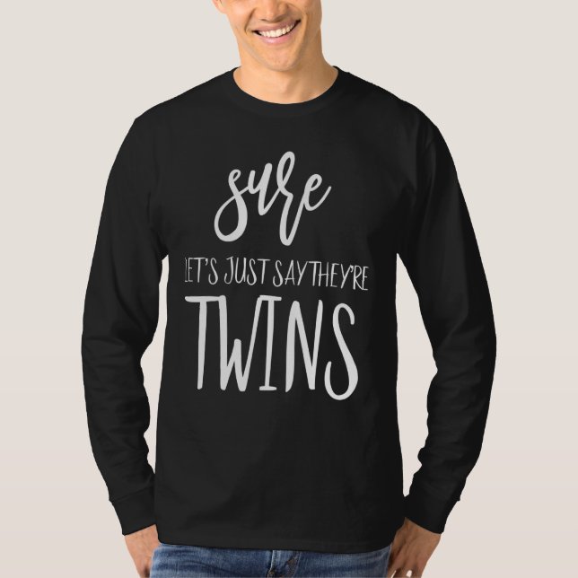 Mama der irischen Twins Mama von 2 Kindern Nah im  T-Shirt (Vorderseite)